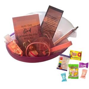 Christian Easter Egg Gift for Teen | Jumbo Faith Filled Easter Egg – Purple